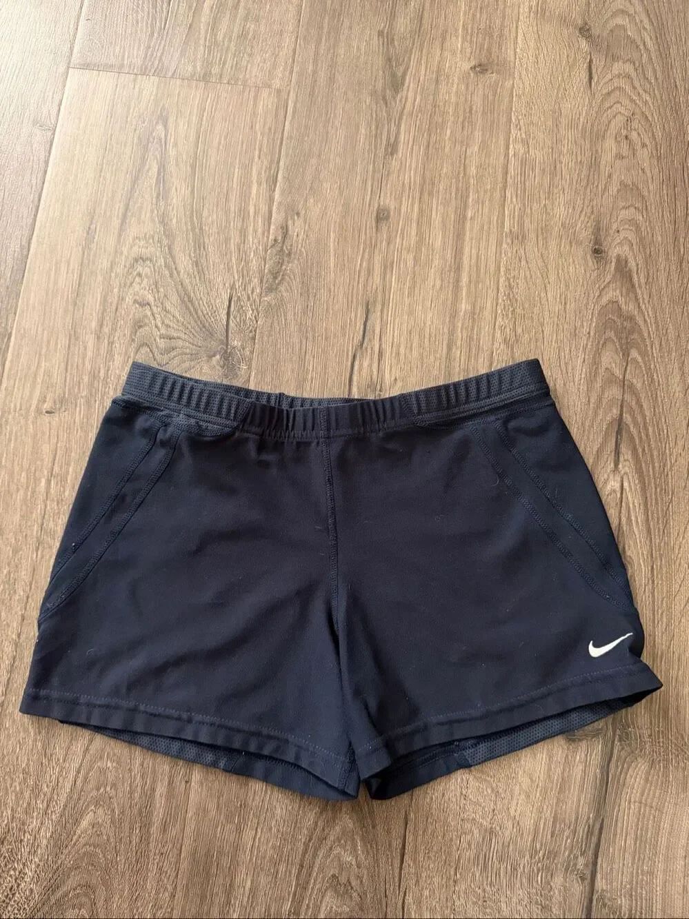 Nike Women's Shorts Fit Dry Navy Blue Pull On Size XS  Drawstring